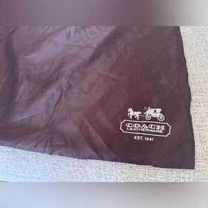 Coach Brown Leatherware Bag with Logo